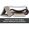 imagePetFusion Ultimate Cat Scratch Lounge Cat Scratchers for Indoor Cats Reversible ampamp Durable Made from Recycled Corrugated Cardboard Walnut BrownWalnut Brown