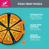 imagePizza Puzzle Interactive Cat Toy Mental Stimulation Treat Dispenser Slow Feeder Mental Strategy Cat Toy