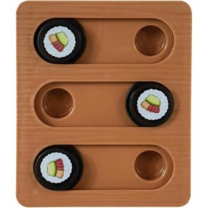 imageSushi Hunter Bento Box Puzzle  Interactive Treat Puzzle Toy with Catnip Packet for Mental Engagement and Slow Feeding
