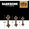 imagePet Qwerks Nylon Stick BarkBone  Durable Dog Toys for Aggressive Chewers  Peanut Butter Flavor  1075quotStick