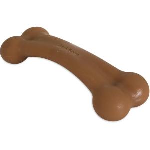 imagePet Qwerks Original BarkBone  Nylon Dog Bone for Aggressive Chewers  BBQ Flavor  61quot Medium breed