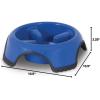 imagePetmate JW Skid Stop Slow Feed Bowl Blue Large 23496Blue